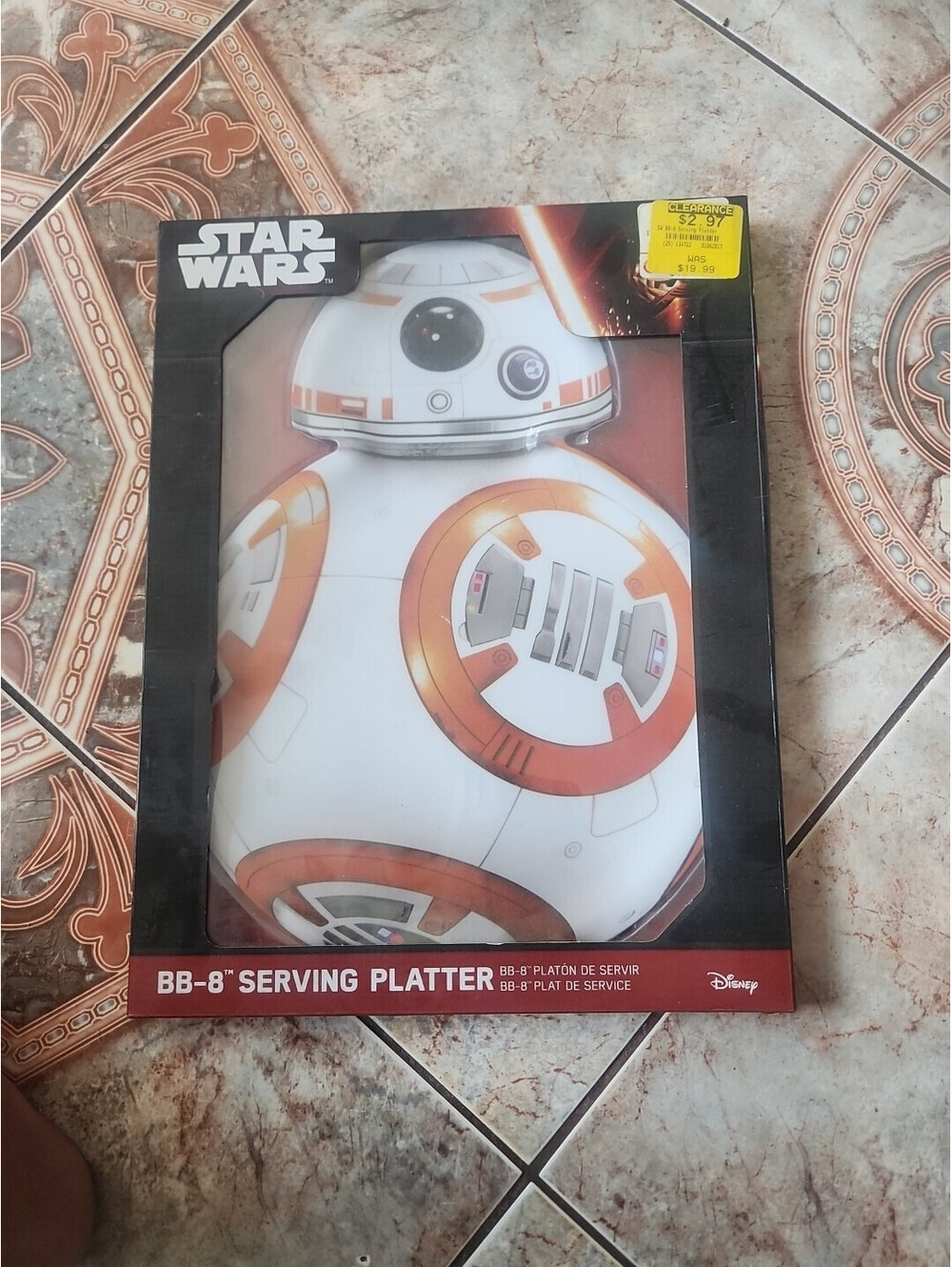 Disney Star Wars BB-8 Droid Serving Platter Melamine - ThinkGeek - Brand New